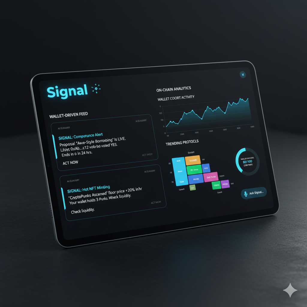 Signal dApp Mockup